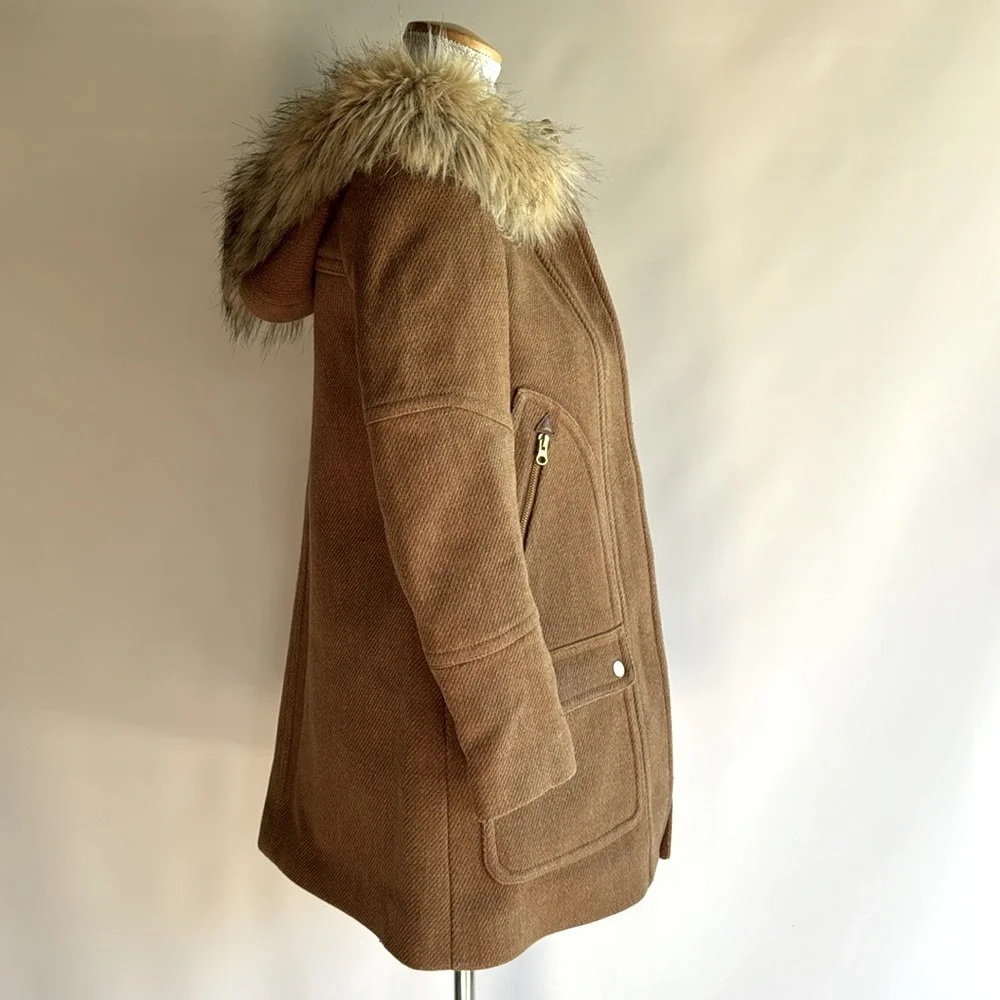 J. Crew Stadium Cloth Hooded Chateau Parka - sz 00P